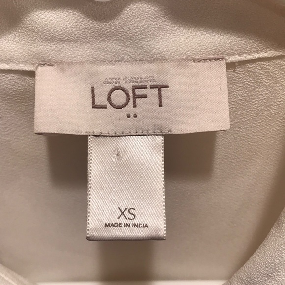 Ann Taylor LOFT Blouse with Embellished Collar - Picture 4 of 6